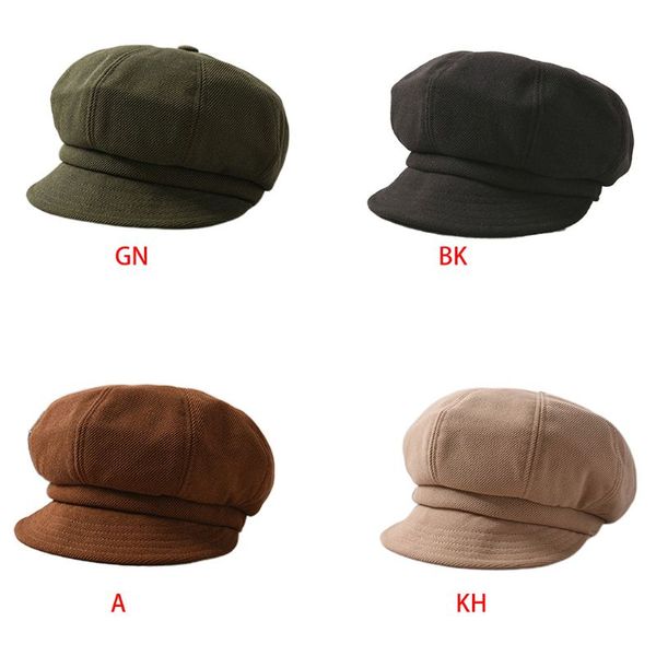 womens autumn vintage beret cap short brim visor cabbie newsboy octagonal hat 35ef, Blue;gray
womens autumn vintage beret cap short brim visor cabbie newsboy octagonal hat 35ef, Blue;gray
