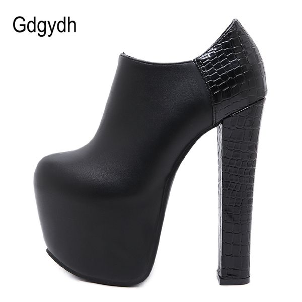 2019 new arrival spring ankle platform boots high heels female black leather short boots zipper ladies shoes for party
2019 new arrival spring ankle platform boots high heels female black leather short boots zipper ladies shoes for party
