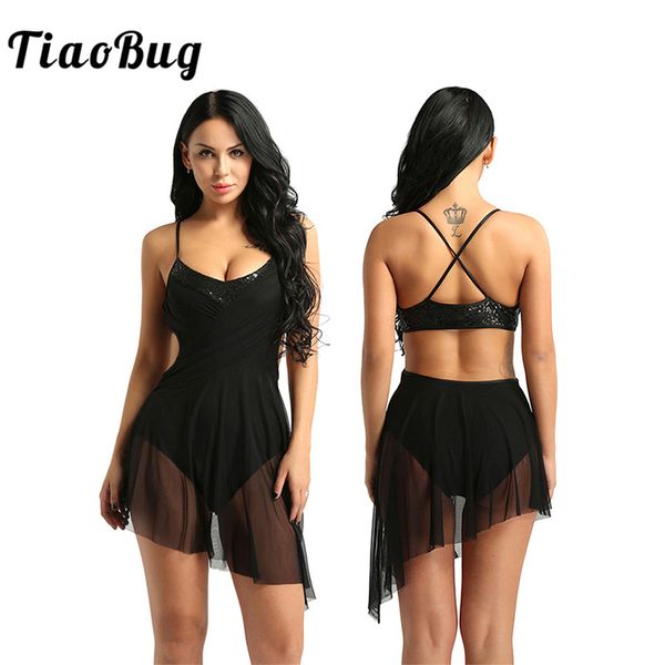 tiaobug shiny sequin spaghetti straps tulle tutu ballet dress gymnastics leotard women contemporary lyrical dance costumes, Black;red
tiaobug shiny sequin spaghetti straps tulle tutu ballet dress gymnastics leotard women contemporary lyrical dance costumes, Black;red