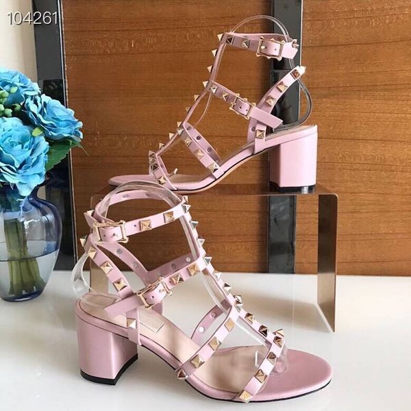 designer heeled sandals coarse heel leather classic woman shoes metal buckle for parties and banquets luxury sandals size 35-40, Black
designer heeled sandals coarse heel leather classic woman shoes metal buckle for parties and banquets luxury sandals size 35-40, Black