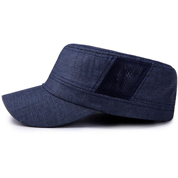 fibonacci 2018 new summer classic men breathable linen military hats cap snapback flat dad hat, Blue;gray
fibonacci 2018 new summer classic men breathable linen military hats cap snapback flat dad hat, Blue;gray
