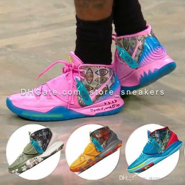 kyrie 6 vi pre-heat basketbal shoes irving 6s women kids boys girls children training shoes 11 city cities with original box size us4-12 s9, Black
kyrie 6 vi pre-heat basketbal shoes irving 6s women kids boys girls children training shoes 11 city cities with original box size us4-12 s9, Black