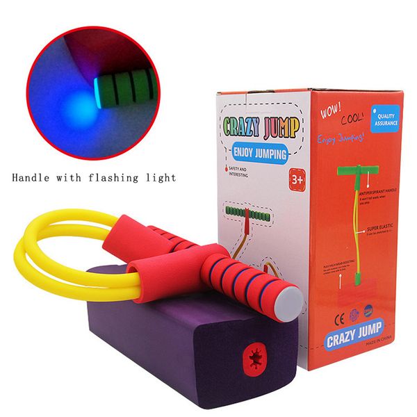 kids crazy jump handle with flash light foam base children jump exercise frog daliy playing toy for family rope
kids crazy jump handle with flash light foam base children jump exercise frog daliy playing toy for family rope