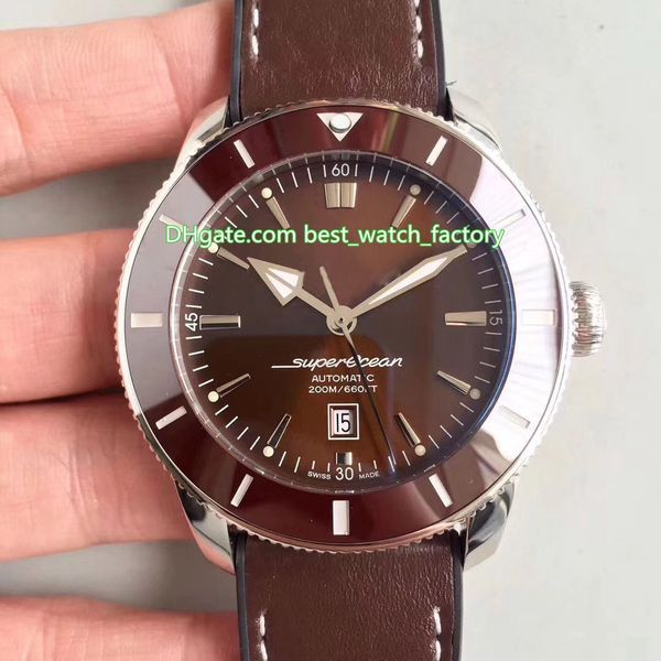 4 стиль лучшего качества gm factory 46 мм superocean ii ab2010161c1a1 швейцарский eta 2824-2 движение автоматические мужские часы часов, Slivery;brown
4 стиль лучшего качества gm factory 46 мм superocean ii ab2010161c1a1 швейцарский eta 2824-2 движение автоматические мужские часы часов, Slivery;brown