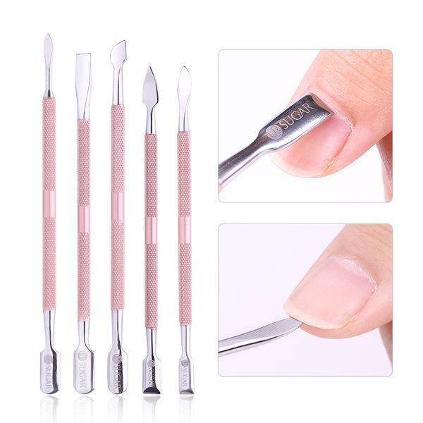 ur sugar 1pc rose gold cuticle pusher remover dual-ended straight curved tweezer stainless steel picker manicure nail art tool
ur sugar 1pc rose gold cuticle pusher remover dual-ended straight curved tweezer stainless steel picker manicure nail art tool