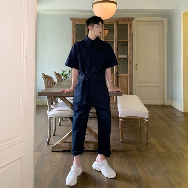 men cargo overall pant summer high street hip hop casual short sleeve jumpsuit male streetwear overalls trousers lovers clothes, Black
men cargo overall pant summer high street hip hop casual short sleeve jumpsuit male streetwear overalls trousers lovers clothes, Black