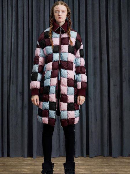original design aigyptos autumn winter women casual loose puffer jacket colorful plaid light warm slim medium long down coat, Black
original design aigyptos autumn winter women casual loose puffer jacket colorful plaid light warm slim medium long down coat, Black