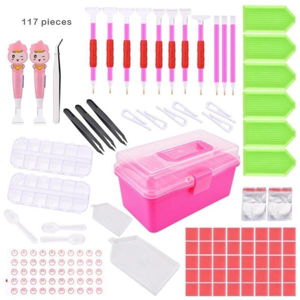 117pcs diamond painting pen cross stitch tools kit handcraft 5d cross stitch embroidery pen painting tools craft supplies gifts
117pcs diamond painting pen cross stitch tools kit handcraft 5d cross stitch embroidery pen painting tools craft supplies gifts