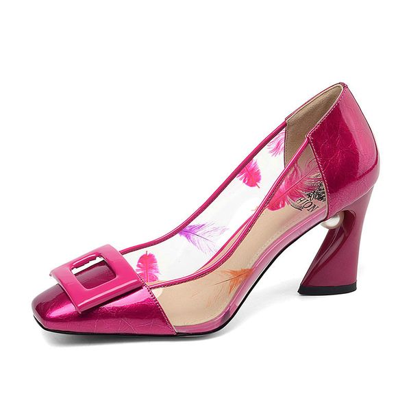 patent leather pumps women square toe footwear transparent print pvc pearl shoes female high heels shoes woman spring 2020, Black
patent leather pumps women square toe footwear transparent print pvc pearl shoes female high heels shoes woman spring 2020, Black