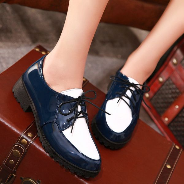 agodor 2020 women lace up oxford pumps shoes for women multicolor patent leather pumps shoes ladies shoolw size 34-43, Black
agodor 2020 women lace up oxford pumps shoes for women multicolor patent leather pumps shoes ladies shoolw size 34-43, Black