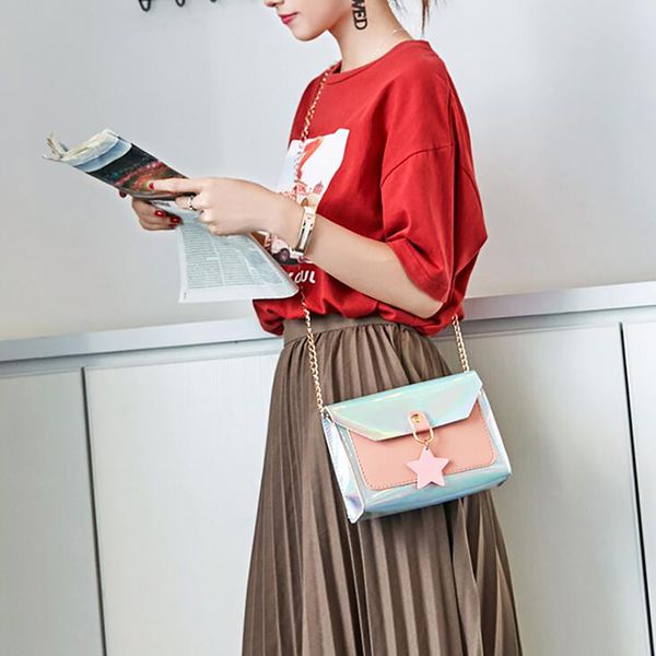 crossbody bags for women 2020 laser transparent bags fashion women korean style shoulder bag messenger pvc waterproof beach bag
crossbody bags for women 2020 laser transparent bags fashion women korean style shoulder bag messenger pvc waterproof beach bag