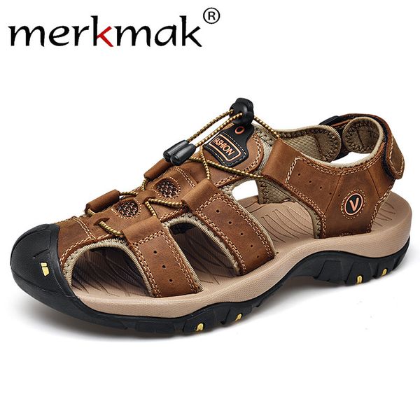 merkmak men shoes genuine leather summer men sandals elastic band man shoes beach sandals men's outdoor casual big size 47 flat y200702, Black
merkmak men shoes genuine leather summer men sandals elastic band man shoes beach sandals men's outdoor casual big size 47 flat y200702, Black