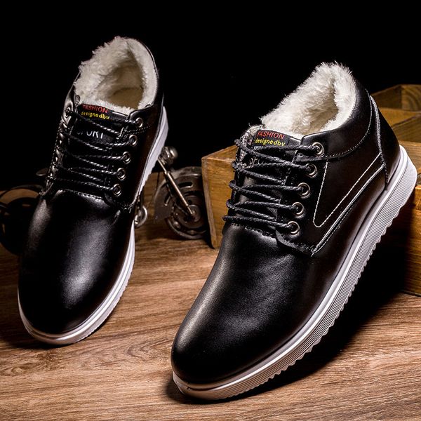2019 men's winter snow boots fur ankle boots men casual shoes plush men outdoor work shoes plus size, Black
2019 men's winter snow boots fur ankle boots men casual shoes plush men outdoor work shoes plus size, Black