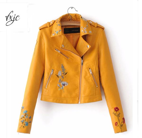 2017 pink black yellow candy color pu leather jacket turn down collar rivet zipper fashion cool outerwear coat clothes, Black;brown
2017 pink black yellow candy color pu leather jacket turn down collar rivet zipper fashion cool outerwear coat clothes, Black;brown