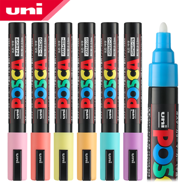 3 pcs/lot mitsubishi uni posca pc-5m paint marker- medium tip-1.8mm-2.5mm 17 colors available art markers office school supplies
3 pcs/lot mitsubishi uni posca pc-5m paint marker- medium tip-1.8mm-2.5mm 17 colors available art markers office school supplies
