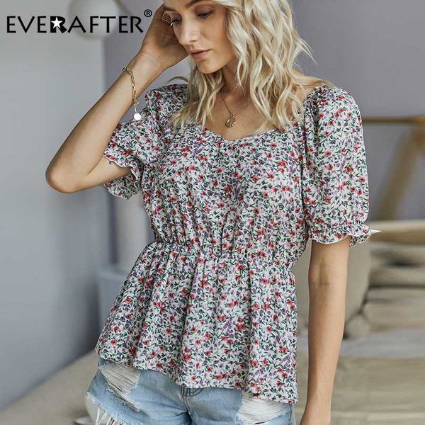 everafter v-neck floral boho blouse women ruffles elastic waist short sleeve vintage blouse shirt summer holiday beach blouses, White
everafter v-neck floral boho blouse women ruffles elastic waist short sleeve vintage blouse shirt summer holiday beach blouses, White