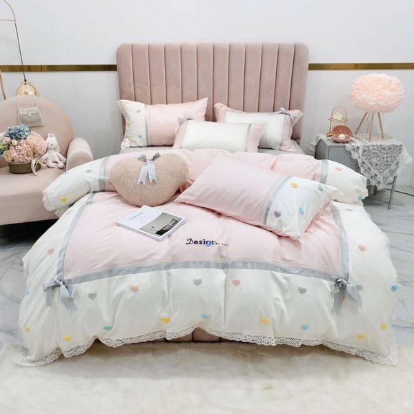bedding sets pink heart embroidery bedlinen set king size bed linen 600tc egyptian cotton duvet cover sheet pillowcases
bedding sets pink heart embroidery bedlinen set king size bed linen 600tc egyptian cotton duvet cover sheet pillowcases
