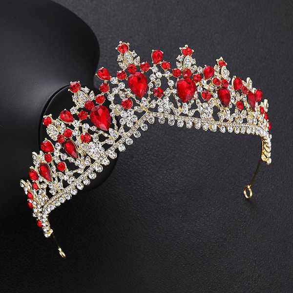 forseven luxury shining blue red green crystal royal princess diadem tiaras crowns bride noiva wedding party hair jewelry, Golden;white
forseven luxury shining blue red green crystal royal princess diadem tiaras crowns bride noiva wedding party hair jewelry, Golden;white