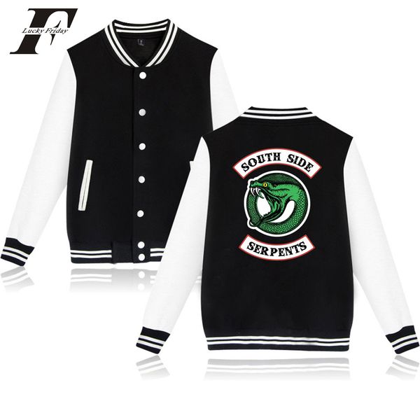 2018 riverdale cotton long sleeve o neck baseball jacket bomber jacket women/men south side serpents winter, Black;brown
2018 riverdale cotton long sleeve o neck baseball jacket bomber jacket women/men south side serpents winter, Black;brown