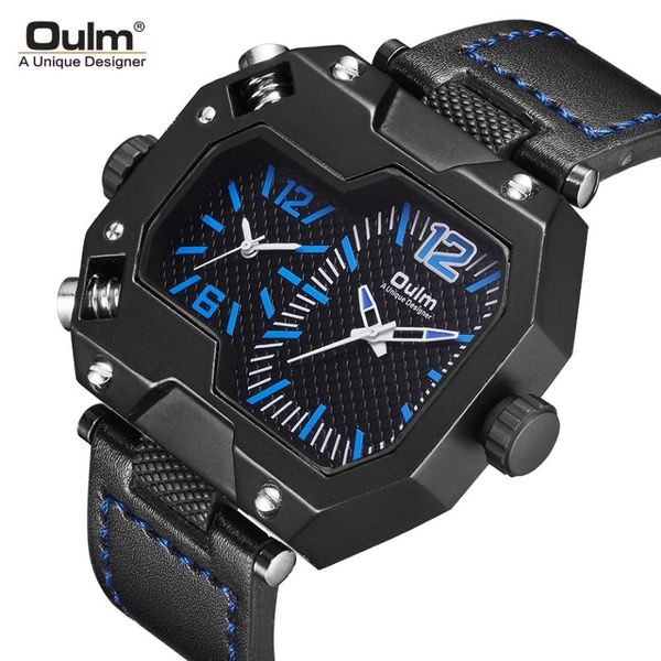 oulm luxury men's watch quartz watch personality dual time zone men's watch ing, Slivery;brown
oulm luxury men's watch quartz watch personality dual time zone men's watch ing, Slivery;brown