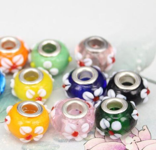 multicolor flower loose beads jewelry accessories glass lampwork charm bead for european flowers big hole fit bracelets christmas gift, Black
multicolor flower loose beads jewelry accessories glass lampwork charm bead for european flowers big hole fit bracelets christmas gift, Black
