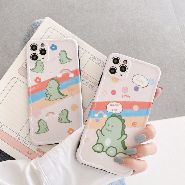 for iphone 11 pro xs max xr phone case cute rainbow little dinosaur 7 8 x plus imd process soft cell phone cases
for iphone 11 pro xs max xr phone case cute rainbow little dinosaur 7 8 x plus imd process soft cell phone cases