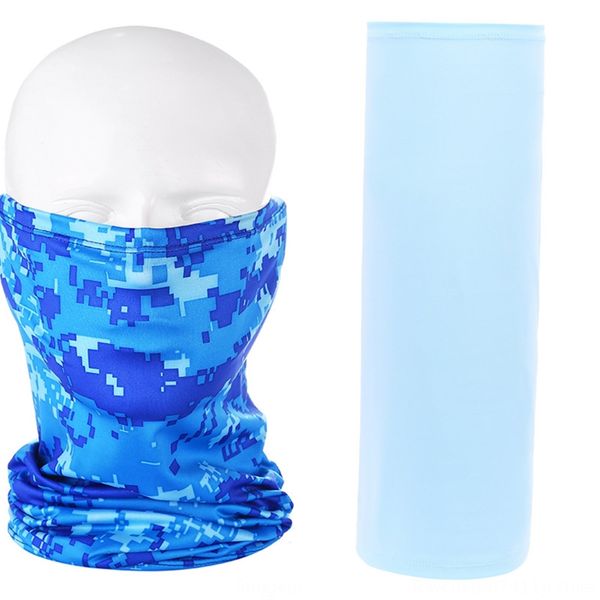 smhv7 summer cycling anti-uv face mask cool ice silk outdoor sports scarf breathable facemask half neck cycling fishing, Black 
smhv7 summer cycling anti-uv face mask cool ice silk outdoor sports scarf breathable facemask half neck cycling fishing, Black