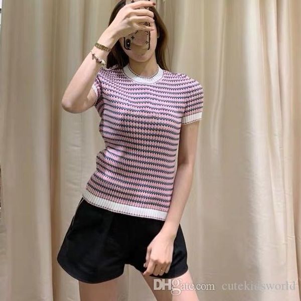 2020 весна лето женщины полосатый короткий рукав дамы свитера рубашки o-образным вырезом свитер пуловер вязаный топ для женщин, White
2020 весна лето женщины полосатый короткий рукав дамы свитера рубашки o-образным вырезом свитер пуловер вязаный топ для женщин, White