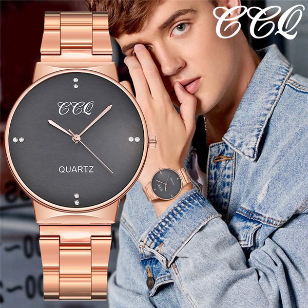 2019 ccq men quartz stainless steel band business spot watch analog fashion wrist watch clock, Slivery;brown
2019 ccq men quartz stainless steel band business spot watch analog fashion wrist watch clock, Slivery;brown