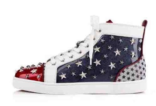 brand designer wonder loustarspiked men's flat red bottom sneaker star spiked fashion shoes,blue patent leather denim 3d star rivets sh, Black
brand designer wonder loustarspiked men's flat red bottom sneaker star spiked fashion shoes,blue patent leather denim 3d star rivets sh, Black
