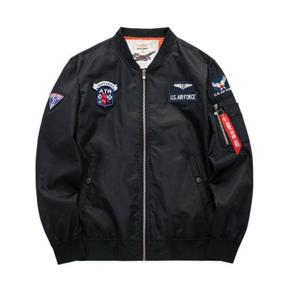 autumn pilot jacket men's tide brand men's casual jacket large size american baseball suit, Black;brown
autumn pilot jacket men's tide brand men's casual jacket large size american baseball suit, Black;brown