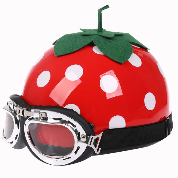 summer new lovely strawberry cartoon motorcycle helmet women half face helmets four seasons safety hat with goggles size
summer new lovely strawberry cartoon motorcycle helmet women half face helmets four seasons safety hat with goggles size