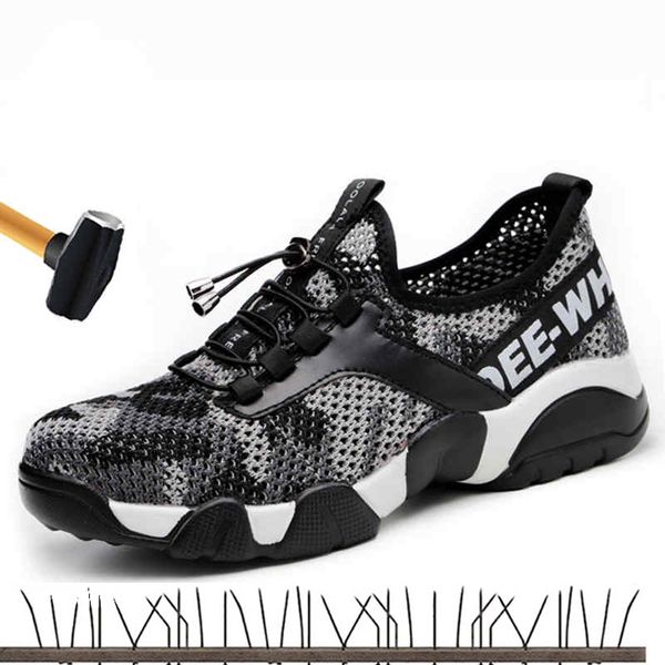 work & safety 2019 men steel nose safety work shoes lightweight breathable reflective sneaker prevent piercing protective boots, Black
work & safety 2019 men steel nose safety work shoes lightweight breathable reflective sneaker prevent piercing protective boots, Black