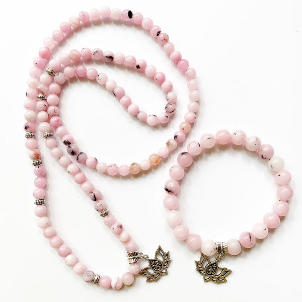 natural pink opal 108 prayer beads stone mala bracelet necklace pink spiritual meditation stone charms 1pc 6mm 8mm, Golden;silver
natural pink opal 108 prayer beads stone mala bracelet necklace pink spiritual meditation stone charms 1pc 6mm 8mm, Golden;silver