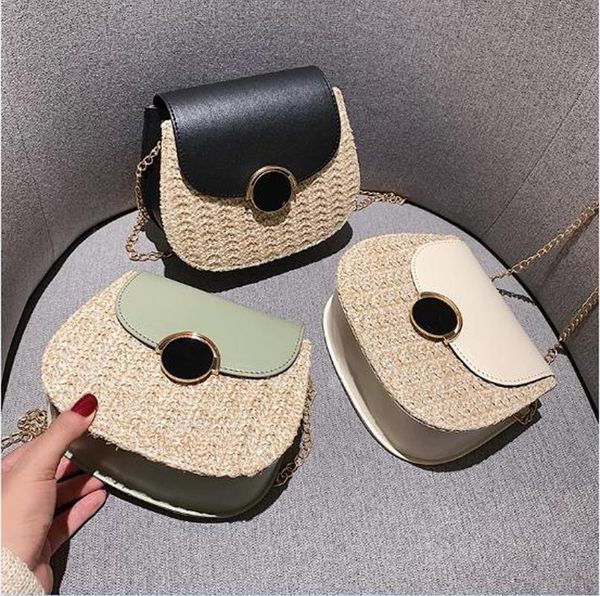 2019 womens summer boho beach messenger handbag ladies hand-woven rattan straw wicker patchwork color crossbody bag
2019 womens summer boho beach messenger handbag ladies hand-woven rattan straw wicker patchwork color crossbody bag