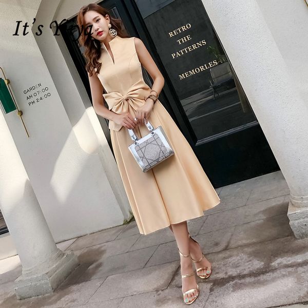 it's yiiya cocktail dresses elegant tie bow turtleneck satin party gowns sleeveless -length zipper back formal dress e396, White;black
it's yiiya cocktail dresses elegant tie bow turtleneck satin party gowns sleeveless -length zipper back formal dress e396, White;black
