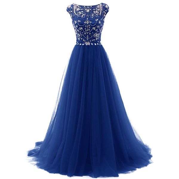 2021 prom dresses long crystal beaded evening gowns cap sleeves sheer jewel neck special occasion dress tulle black/yellow graduation dress
2021 prom dresses long crystal beaded evening gowns cap sleeves sheer jewel neck special occasion dress tulle black/yellow graduation dress