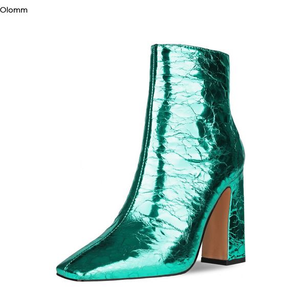 olomm new fashion women ankle boots square high heels boots nice square toe gorgeous 4 colors club wear shoes women us size 4-13, Black
olomm new fashion women ankle boots square high heels boots nice square toe gorgeous 4 colors club wear shoes women us size 4-13, Black
