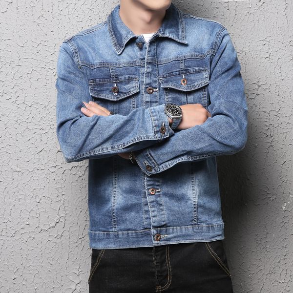 brand new 100 cotton lapel men's denim jacket fashion slim casual blue denim jacket large size 5xl men's retro, Black;brown
brand new 100 cotton lapel men's denim jacket fashion slim casual blue denim jacket large size 5xl men's retro, Black;brown