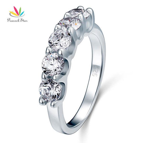 peacock star 1.25 carat five 5 stone solid 925 sterling silver ring bridal jewelry wedding band cfr8039 cj191216, Slivery;golden
peacock star 1.25 carat five 5 stone solid 925 sterling silver ring bridal jewelry wedding band cfr8039 cj191216, Slivery;golden
