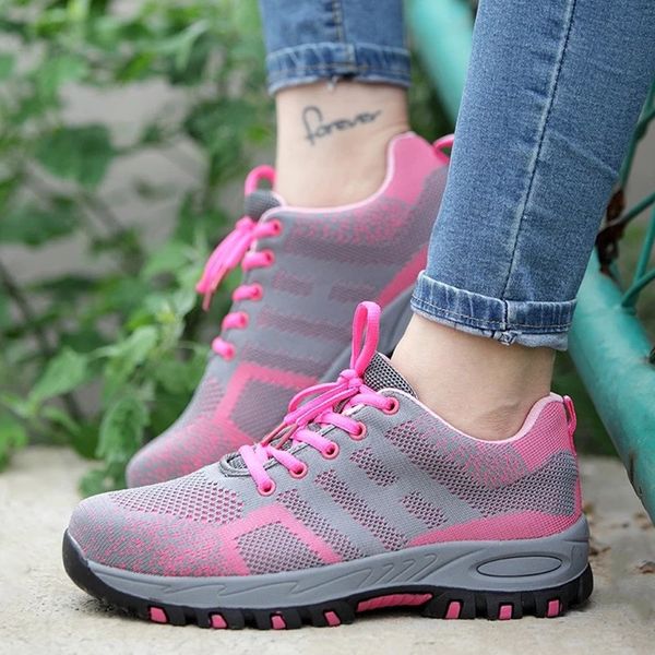 steel toe work women work boots for mesh women lightweight breathable anti-smashing non-slip protective safety shoes size-40, Black
steel toe work women work boots for mesh women lightweight breathable anti-smashing non-slip protective safety shoes size-40, Black