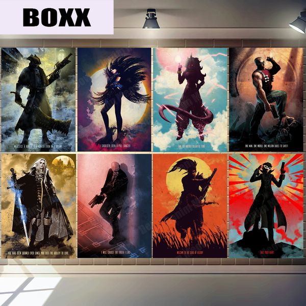 gaming characters plaque vintage metal art poster home bar pub bedroom decor samurai bloodborne wall sticker agent 47 sign mn154
gaming characters plaque vintage metal art poster home bar pub bedroom decor samurai bloodborne wall sticker agent 47 sign mn154