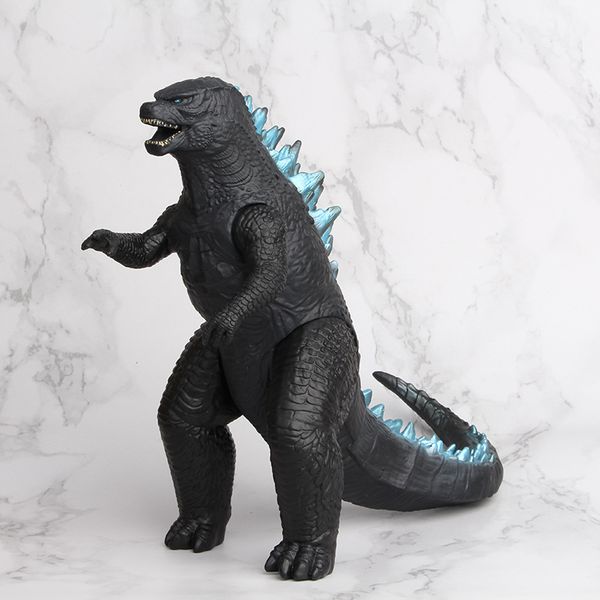 gogira gomora large black confusing star open mouth model doll anime movie action pvc collection model