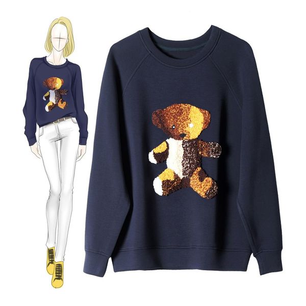 2019 modis autumn winter embroidered bear harajuku print pullover thick loose women hoodies sweatshirts female cute fall coat, Black
2019 modis autumn winter embroidered bear harajuku print pullover thick loose women hoodies sweatshirts female cute fall coat, Black