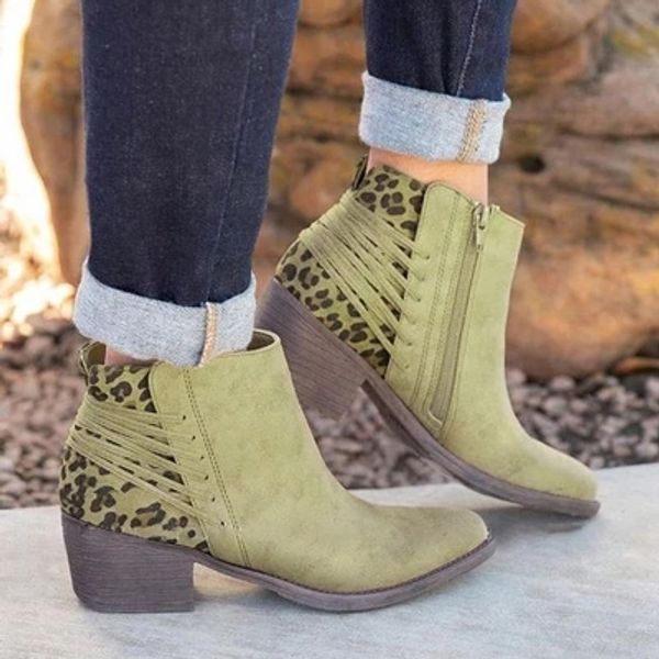 ankle boots for women chunky boots leopard high heel autumn winter pointed toe booties woman fashion zipper suede 2019, Black
ankle boots for women chunky boots leopard high heel autumn winter pointed toe booties woman fashion zipper suede 2019, Black