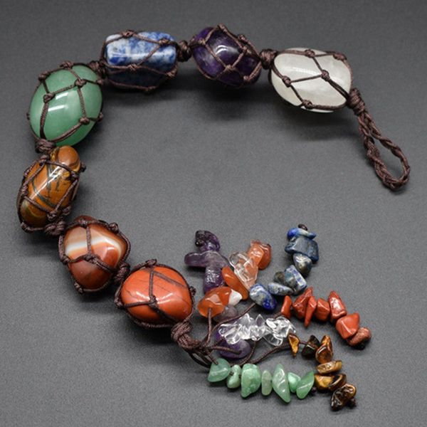 chakra tumbled gemstone tassel spiritual meditation hanging window feng shui natural stones car hanging ornaments
chakra tumbled gemstone tassel spiritual meditation hanging window feng shui natural stones car hanging ornaments