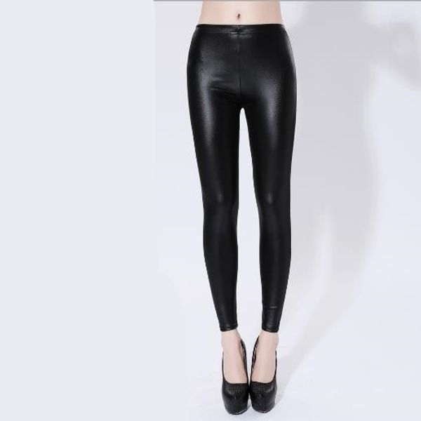 deporte women pants 2019 winter autumn women pu leather elegant vintage female skinny hip elastic waist pants m420, Black;white
deporte women pants 2019 winter autumn women pu leather elegant vintage female skinny hip elastic waist pants m420, Black;white