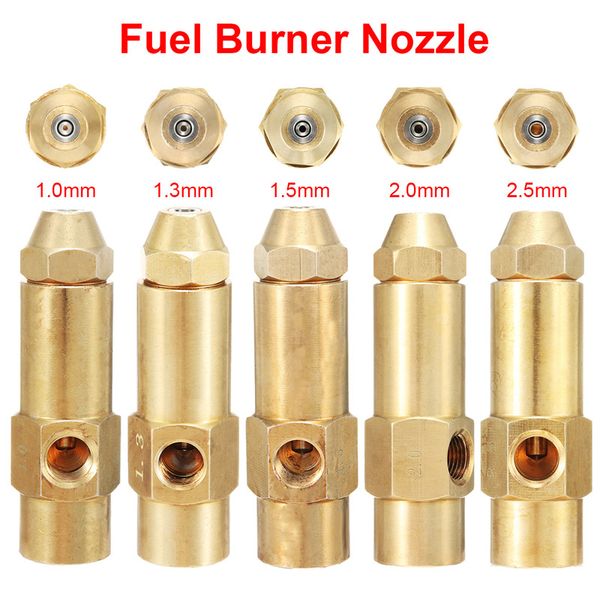 1pc new die sel heavy waste oil alcohol-based fuel burner spray nozzle 1/1.3/1.5/2/2.5mm different sizes tool parts brass metal
1pc new die sel heavy waste oil alcohol-based fuel burner spray nozzle 1/1.3/1.5/2/2.5mm different sizes tool parts brass metal