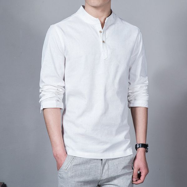 men's casual shirts 4xl 5xl cotton linen shirt for men long sleeve chinese style solid fashion man plus-size ds501000, White;black
men's casual shirts 4xl 5xl cotton linen shirt for men long sleeve chinese style solid fashion man plus-size ds501000, White;black