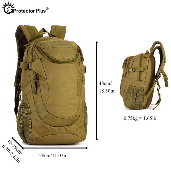 protector plus 25l tactical backpack military field camo rucksack ourdoor camping fishing 900d nylon waterproof sport travel bag backpacking
protector plus 25l tactical backpack military field camo rucksack ourdoor camping fishing 900d nylon waterproof sport travel bag backpacking